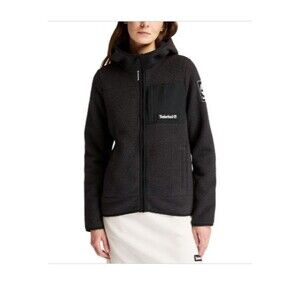 Timberland Womens Fleece Jacket Black Size XS